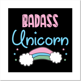 Bad Rainbow Unicorn Posters and Art